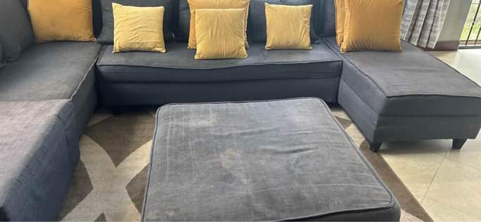 A picture of Sofa set with cushions