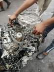 A picture of Toyota engine