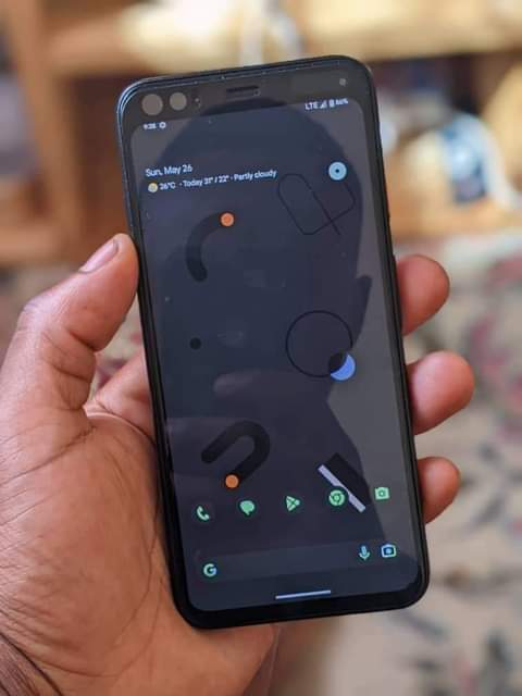 A picture of Google pixel 4