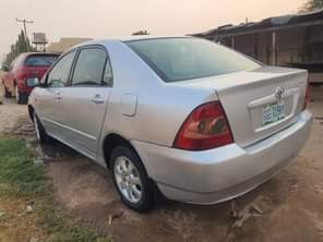 A picture of Toyota Corrola bank type 2005 model 4 sale Clean body