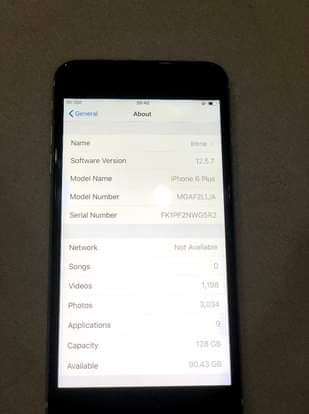 A picture of I phone 6 plus