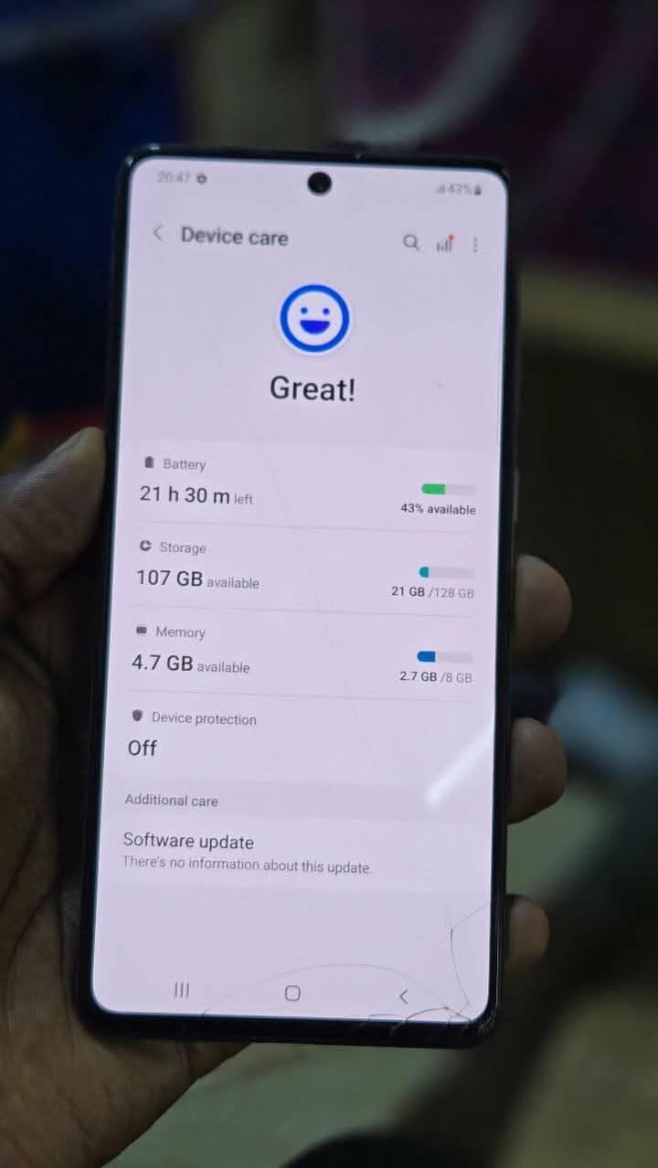 A picture of GALAXY A71