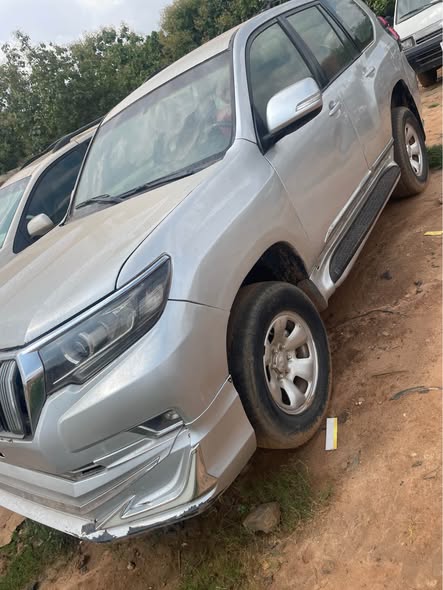 A picture of A body converted to Prado jeep 2022 with a sound