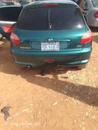 A picture of Distress 206 Automatic transmission 1 4m location kaduna 07039409353