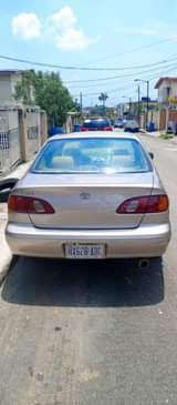 A picture of Standard Very Sharp Clean Toyota Corolla 2000 gray color Automatic