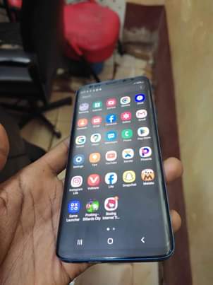 A picture of Samsung galaxy S9 plus