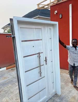 A picture of Iron doors