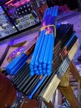 A picture of Microphone keyboards guitar and speakers 0708392737
