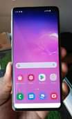 A picture of Samsung galaxy s10 128gb 8gbram with a line as seen