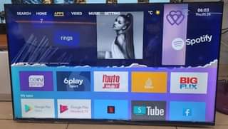 A picture of 50inches smart android TV 0701206677 0774790871