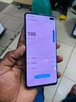 A picture of Slightly cracked Samsung Galaxy S10 Plus