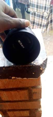 A picture of Nikon camera lens