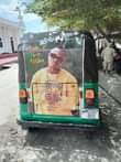 A picture of bajaji. nauza hainasevis. kazi mwazo mwisho. be24