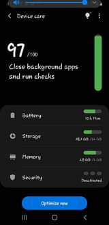 A picture of Samsung galaxy s9