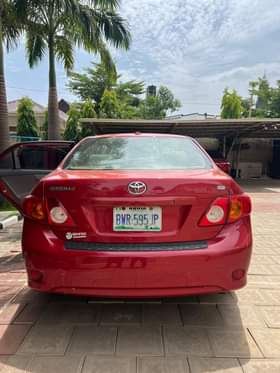 A picture of First body register 2010 corolla with original duty now available