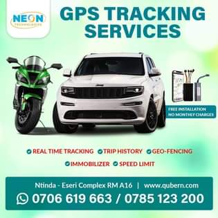 A picture of GPS VEHICLE TRACKER INSTALLATION Call or whatsapp 0706 619 663
