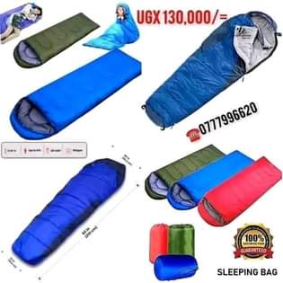A picture of Portable sleeping tents and sleeping bags
