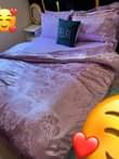 A picture of SILKY DUVET COVERS where you put the quilt The package