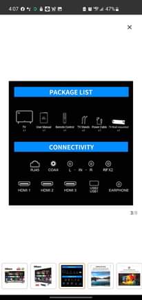 A picture of Television