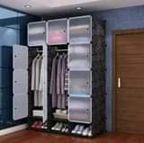 A picture of 3 column plastic wardrobe
