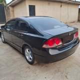 A picture of Honda civic 08 black color 08030481307