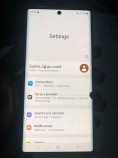 A picture of Samsung note 10 5G Stotage 256Gb ram12GB Bei 370 000