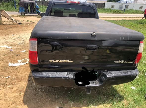 A picture of Toyota Tundra truck for sale price 5 5m call 08063318125