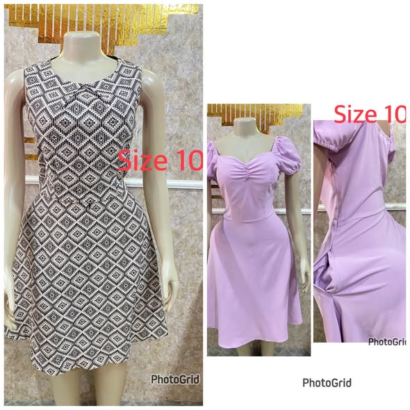 A picture of Thrifted cute office dresses at 35k each WhatsApp or call