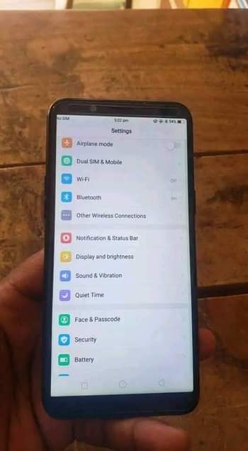A picture of Oppo a83