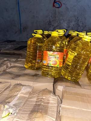 A picture of sun flower oil