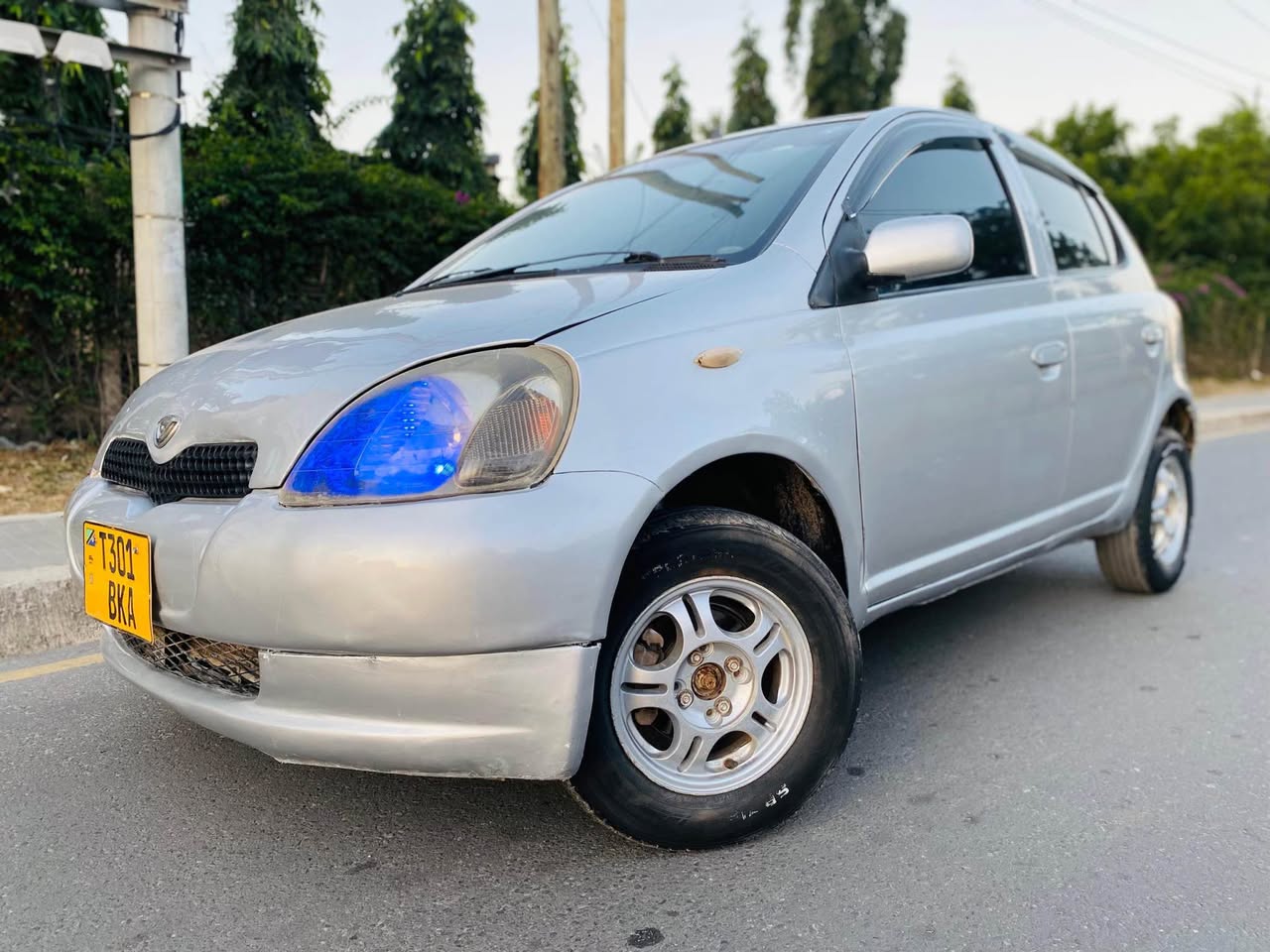 A picture of  PRICE 5.5 million CONTACT . TOYOTA VITZ OLD FOR