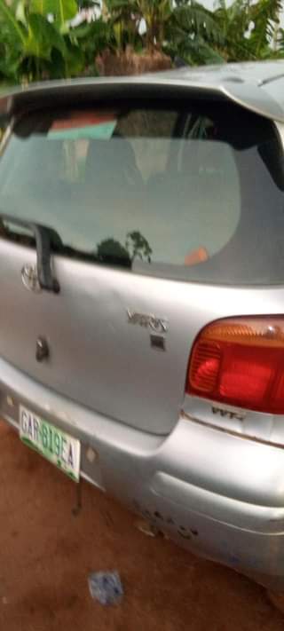 A picture of Toyota Yaris manual very clean nothing to fixed three months