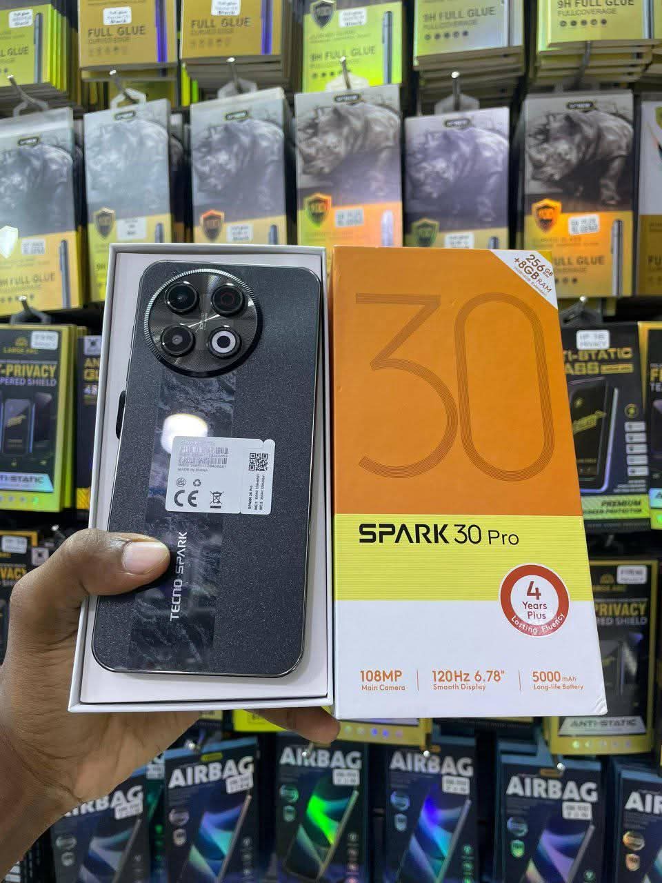 A picture of Tecno spark 30pro at 380k call 0753430863