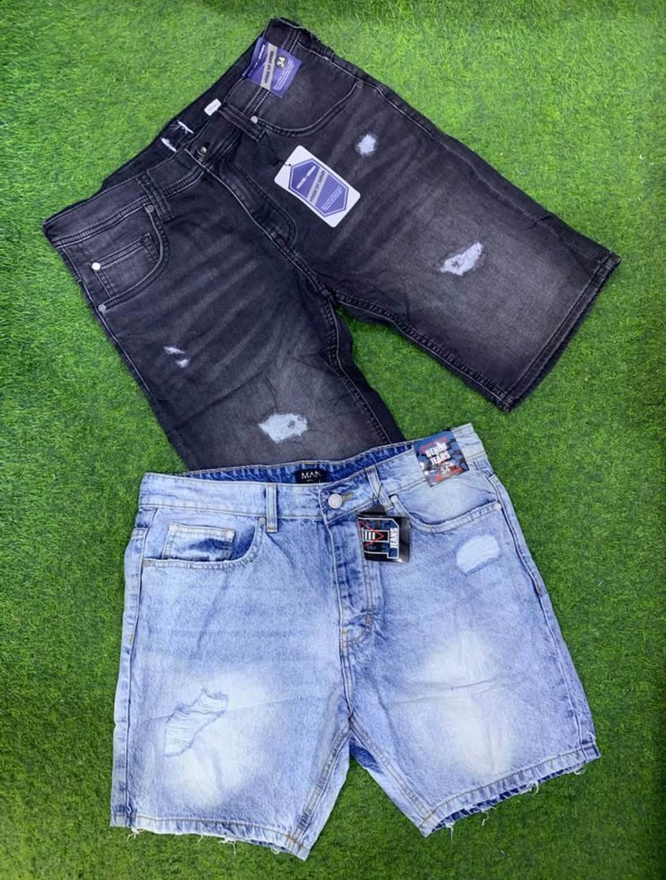 A picture of Denim shorts 40k remains in size 36 38 42