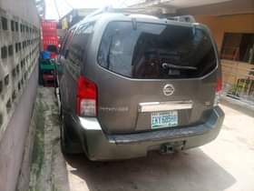 A picture of Clean first body Nissan Pathfinder going for 2 750 u