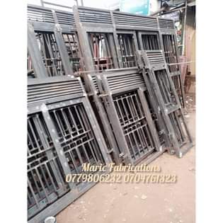 A picture of Metallic doors and windows