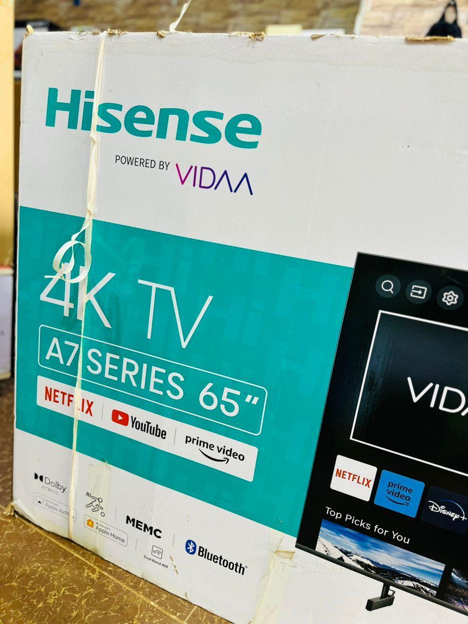 A picture of Hisense 65inch A7 series UHD 4K Smart TV