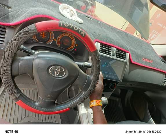 A picture of Distress distress of Toyota Corolla 2010 model With good and