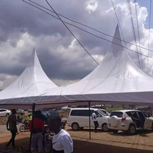 A picture of 100seater tent