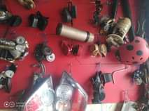 A picture of Japanese spare parts