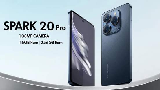 A picture of TECNO SPARK 20 pro 256GB Rom Triple Cameras WhatsApp Call