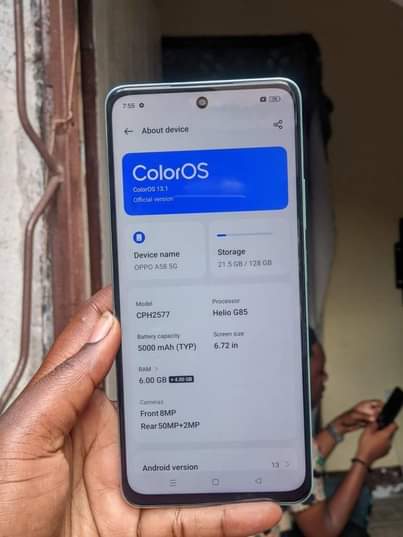 A picture of Oppo A58 5G