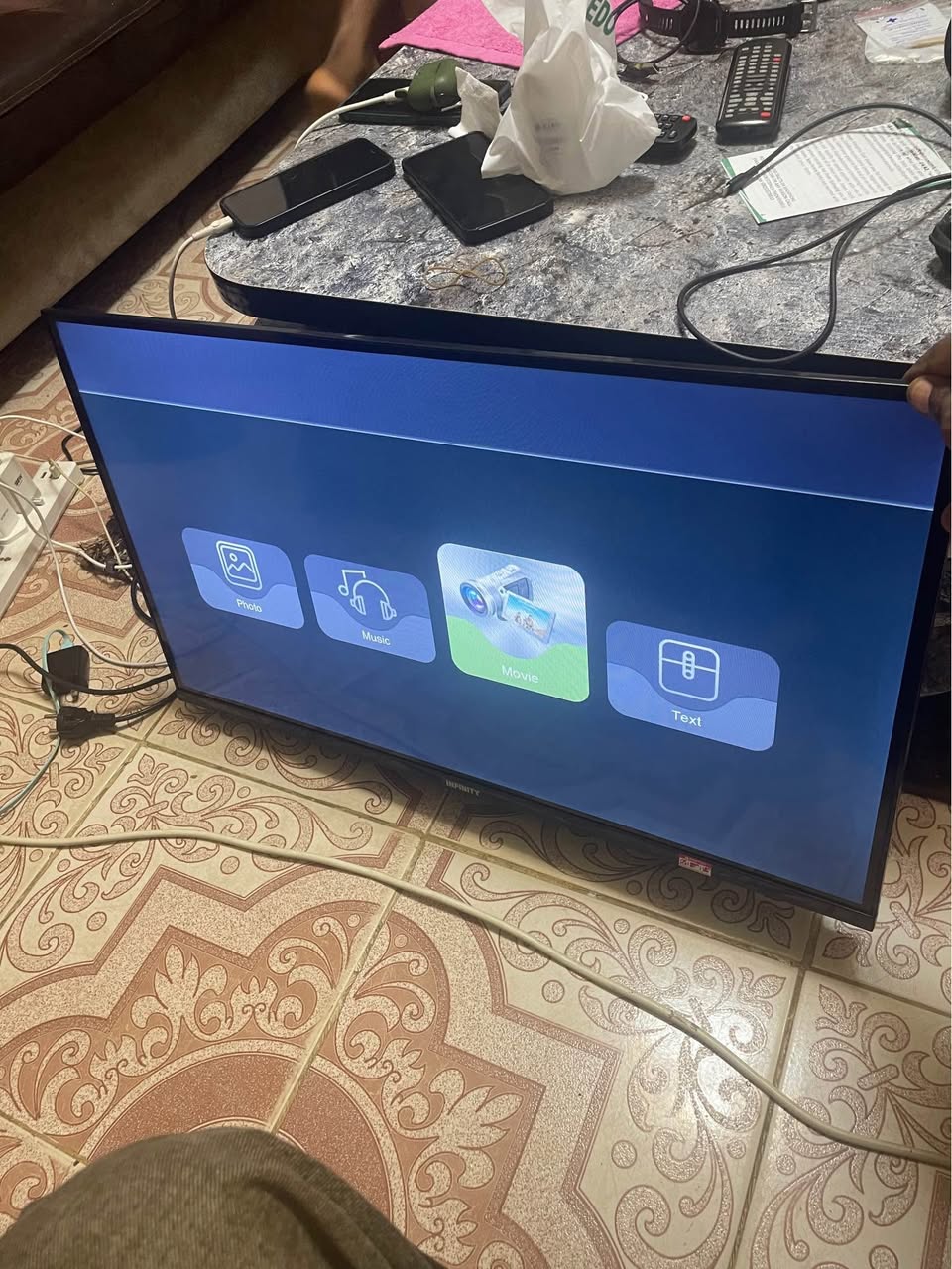 A picture of LED infinity tv