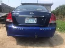 A picture of 08 registered kia Spectra