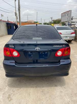 A picture of A year used Toyota corolla 2005 model nothing to fix