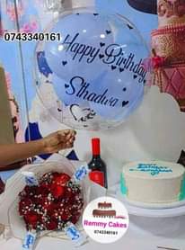 A picture of  Surprisepackages giftsforyourlovely balloons flowers moneyhampers flowerbouquet gifts