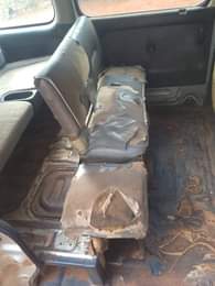 A picture of Shuttle bus for sale 700k the Engine is having metal