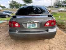 A picture of 2005 Corolla for sale buy and drive price 2m slightly