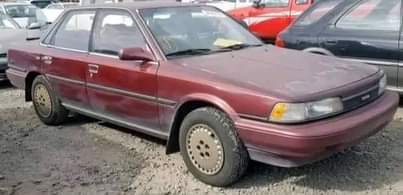A picture of Super Clean 1989 TOYOTA CAMRY LE MAROON For Just 250k
