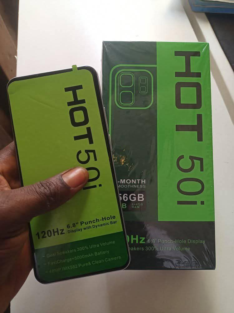 A picture of Infinix hot 50i for sale at low price